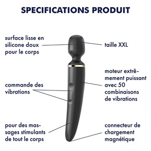 Masseur satisfyer wand-er women noir