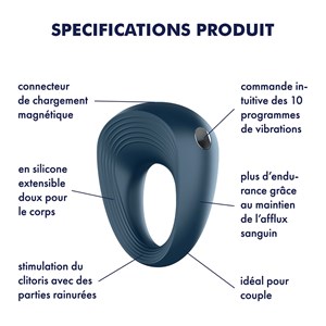 Cockring vibrant satisfyer plus 2.5cm