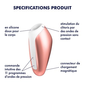 Stimulateur de clitoris love breeze rose