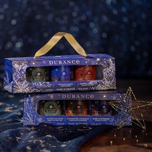 Coffret bougies parfumées (sapin, etoile, cannelle)