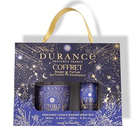 Coffret bougie et parfum d'ambiance etoile filante