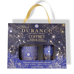 Coffret bougie et parfum d'ambiance etoile filante