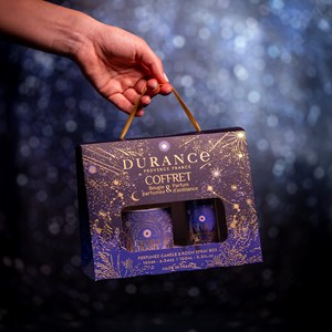 Coffret bougie et parfum d'ambiance etoile filante