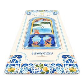 Tapis de yoga antidérapant dolce vita en pu-caoutchouc naturel
