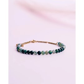 Bracelet chania moss agate