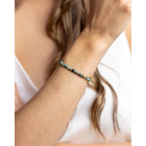 Bracelet chania moss agate Vert foncé