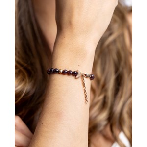 Bracelet malia grenat Bordeaux