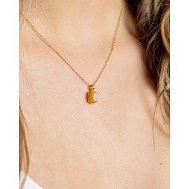 Collier sigma yellow topaze