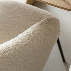 Chaise tissu bouclette