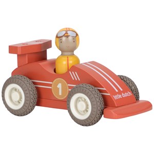 Set de 2 voitures de course en bois