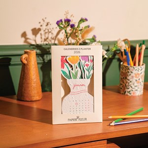 Calendrier à planter 2026  bouquet fleuri