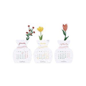 Calendrier à planter 2026  bouquet fleuri