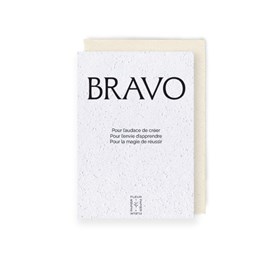 Carte à planter bravo