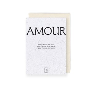 Carte à plante amour