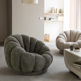 Fauteuil nuage vert gris