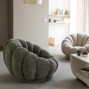 Fauteuil nuage vert gris