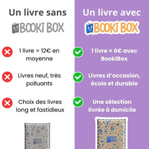 Bookibox coffret lecture surprise 3 livres d’occasion magie & fantaisie 9-12 ans