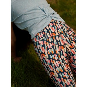 Legging yoga colibri court imprimé illusion (<1,70m) M