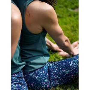 Débardeur yoga sibia vert forêt L