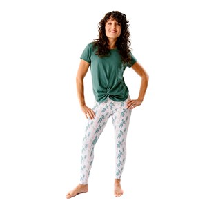 T-shirt yoga toucan vert sapin L