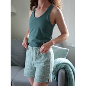 Short pyjama albatros motif petites comètes L