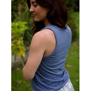 Débardeur pyjama rossignol bleu lavande L
