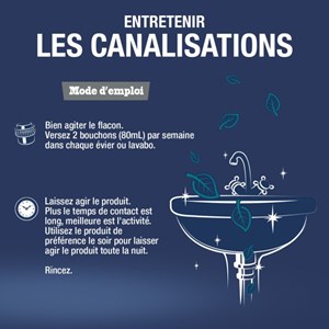 Gel entretien canalisations – 900 ml