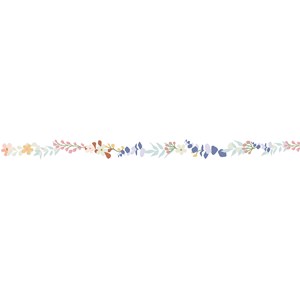Frise adhésive fleur liv (5 m)