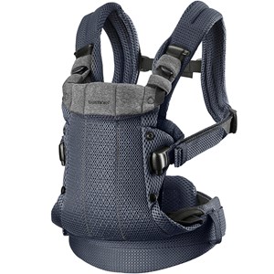 Porte bébé harmony tissu mesh 3d gris anthracite