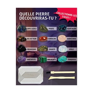 Mini coffret - pierres précieuses et min