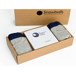 Snowcool short taille xl : caleçon rafraîchissant booster de testostérone