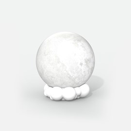 Mob - enceinte bluetooth moony - lampe lune lumineuse