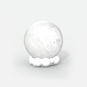 Mob - enceinte bluetooth moony - lampe lune lumineuse