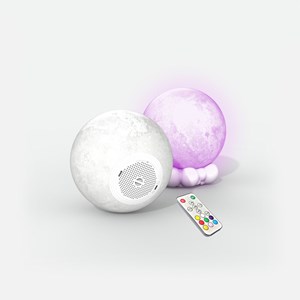 Mob - enceinte bluetooth moony - lampe lune lumineuse