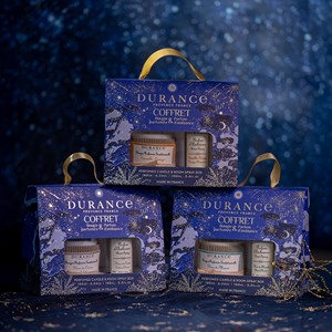 Coffret bougie et parfum d'ambiance fleur de coton