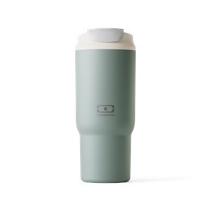 Mug isotherme avec paille 600ml vert