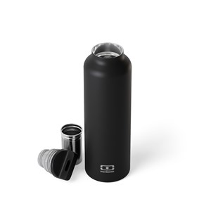Gourde isotherme infuseur 500ml noir