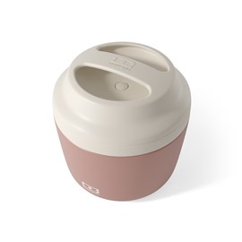 Lunch box isotherme 550ml rose moka