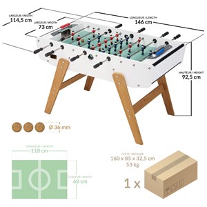 Babyfoot extérieur adulte