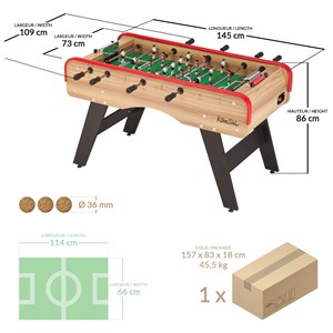 Babyfoot adulte style café