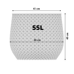 Cache-pot moderne intérieur extérieur -bronze
