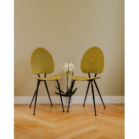 Alma, la paire de chaises en skaï n°902