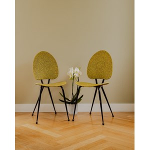 Alma, la paire de chaises en skaï n°902