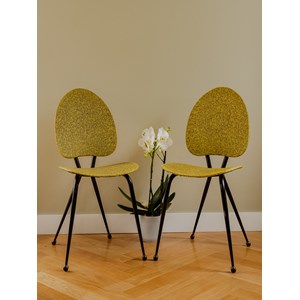 Alma, la paire de chaises en skaï n°902