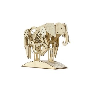 Puzzle 3d elephant