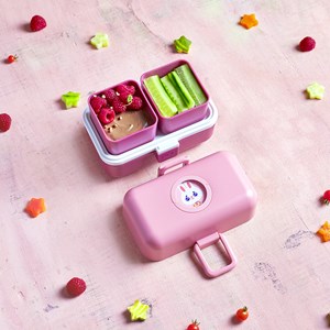 Bento compartimenté enfant 800ml rose