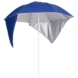 Parasol mobilier de jardin de plage avec 190 x 190 x 218 cm bleue