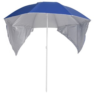 Parasol mobilier de jardin de plage avec 190 x 190 x 218 cm bleue