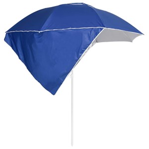 Parasol mobilier de jardin de plage avec 190 x 190 x 218 cm bleue