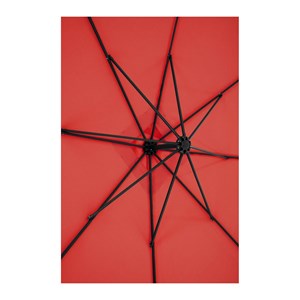 Parasol déporté - rouge - rectangulaire - 315 x 248 x 262 cm rouge